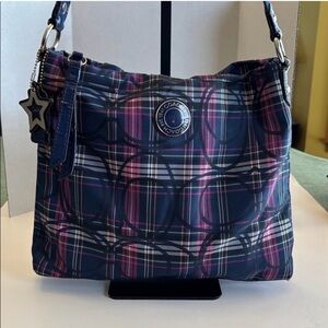 Coach Poppy Y2K 2000 Tartan Plaid EUC
Shoulder Bag EUC